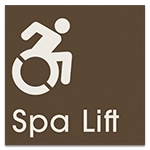 Spa Lift w/Dynamic ISA Symbol - Large