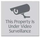 Video Surveillance Sign- Fiberbrite