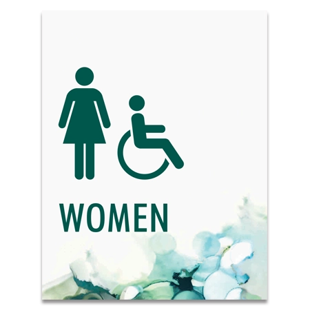 Women Sign w/Female & ISA Symbols