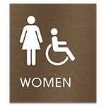 Women Sign w/Female & ISA Symbols